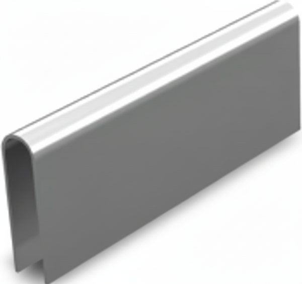 DSA10 stainless steel saddle seam roof, 55 mm