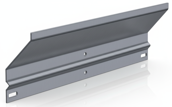 S15WD-1800 wind deflector 15°, 1'800 mm