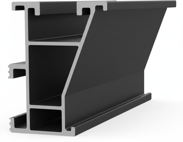 X40B-3300 mounting rail 3300 mm (black)
