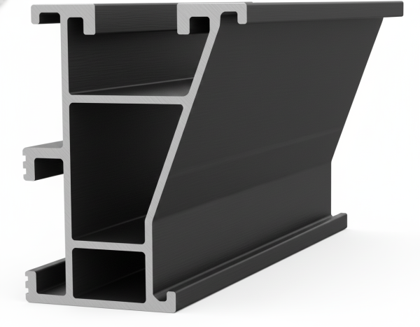 X50B-5500 mounting rail 5500 mm (black)