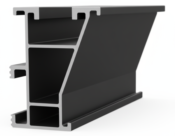 X50B-4400 mounting rail 4400 mm (black)