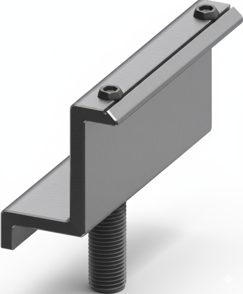 CLEG10-33 end clamp ground mount 33 mm